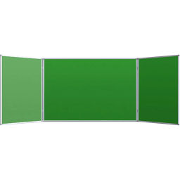 Доска меловая - магнитная зеленая Attache 100х300 2-створ