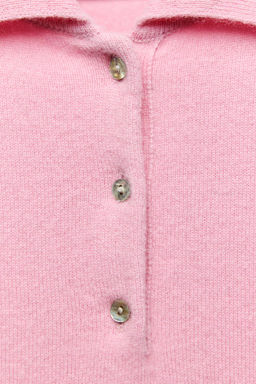 BASIC 100% WOOL POLO SHIRT - Zara фото 9