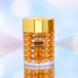 Цена за 2 шт. Питательный крем для глаз с золотом, против отечности и морщин, 60 г