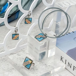 Серьги из муранского стекла PAPILLONS LS3534