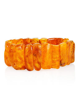 Браслет из натурального балтийского янтаря Помпеи
