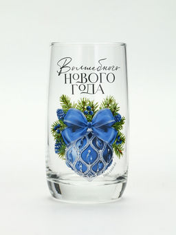 Стакан стеклянный новогодний «Волшебного года», 330 мл