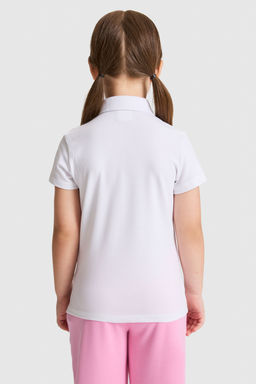 K_z _ocuk Beyaz Polo Yaka Ti__rt - U.s. polo assn фото 5