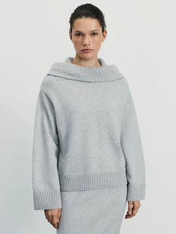 Джемпер с капюшоном с содержанием вискозы / Zarina