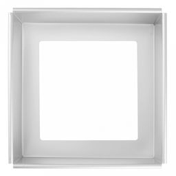 Форма для выпечки алюминиевая "Мастер" 20,2х20,2х7,5см, s1мм, съемное дно, загнутый край, в коробке (Китай)