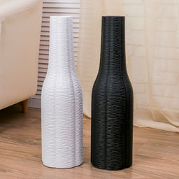 Ваза для цветов напольная «Бутыль», крапинка, h=60 см, МИКС