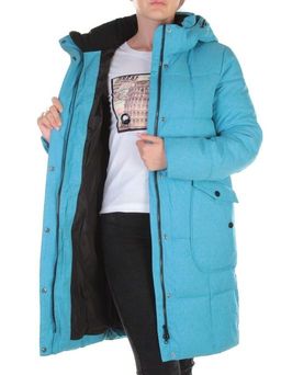 350 LT. BLUE Пальто женское зимнее (200 гр. холлофайбера) - Fashion фото 8