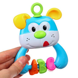 Погремушка Крошка Я «Собачка», от 3 мес., МИКС