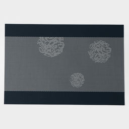 Салфетки сервировочные на стол Доляна «Лилли», 4 шт., 45×30 см, серебряные