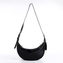 Сумка женская из искусственной кожи NAZAMOK, 28х15 см, черный цвет  фото 6