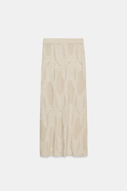JACQUARD MIDI SKIRT - Zara фото 5