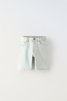 REGULAR FIT DENIM BERMUDA SHORTS