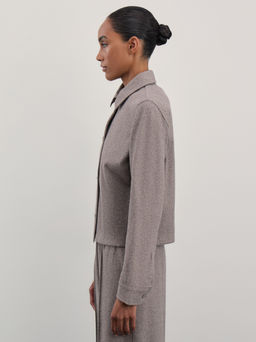 Укороченная рубашка / Zarina  фото 4