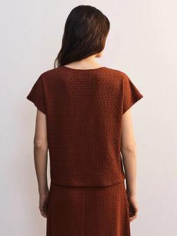 Футболка оверсайз из трикотажа ZR2605013421-21 / Zarina