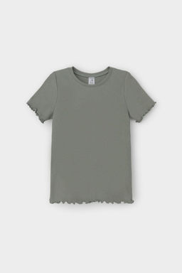 КР 301989/зеленый чай к565 фуфайка (футболка) для дев