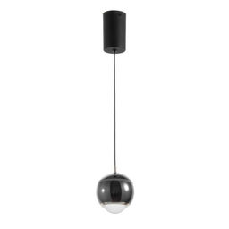 Светильник «Сатурн»LED 11 Вт 3000К черный хром 11×10×11-110 см BayerLux