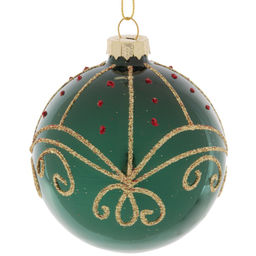 Украшение новогоднее "Шар, L8 W8 H9 см