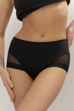 ALMANDO MELADO Трусы женские База "MAXI SLIP" Цвет:черный