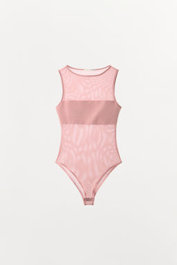 BODY COMBINADO TUL / Rosa pastel - Zara фото 2