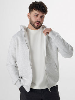 Жакет мужской серый на молнии с начесом