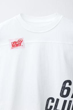 CAMISETA ESTAMPADO TEXTO / Blanco