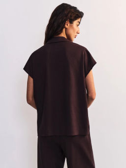 Льняная блуза с отложным воротником ZR2605012003-27 / Zarina