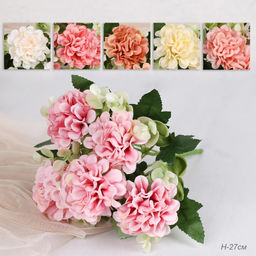 Цветок искусственный 27 см Гортензия арт. ZJ3179 (735599) - Полимербыт фото 2