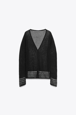 POINTELLE KNIT CARDIGAN - Zara фото 2