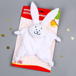 Комфортер для новорождённых Зайка, 30х27 см