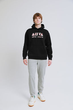 Брюки трикотажные с флисом Серый - Anta фото 3