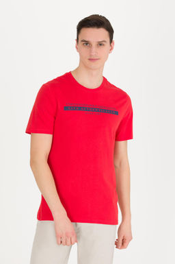 U. S. Polo Assn Мужская красная футболка с круглым вырезом - U.s. polo assn фото 15