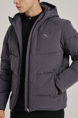 Пуховик короткий Серый TRN Down Jacket - Anta фото 3