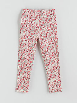 ?i?ek Bask?l? K?z ?ocuk Tayt