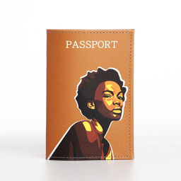 Обложка для паспорта, цвет коричневый