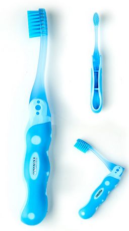 Детская зубная щетка PESITRO UltraClean Go-kidz Ultra soft 4380, от 3 до 5 лет. 4380 щетин, d 0.08mm  фото 4