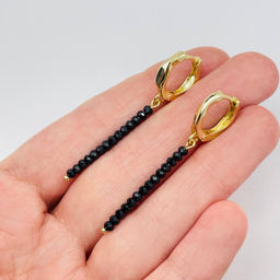 Серьги из Щпинели - Радуга самоцветов фото 2