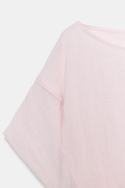 CAMISA CAPA BAJO AJUSTABLE / Rosa claro