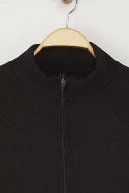 Teen Gri Melanj Regular Kal?p Fermuarl? Dik Yaka Kal?n Ici Polarl? Orme Sweatshirt TWOAW26SW00017 - Trendyolmilla фото 13