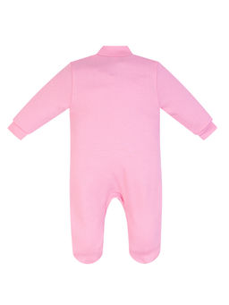 Комбинезон ясельный розовый лимоны