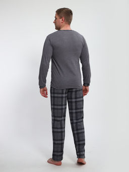 КД28 Пижама мужская (серый)