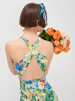 Платье с принтом масло OD-632-2