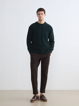 Bisiklet Yaka Erkek Triko Kazak