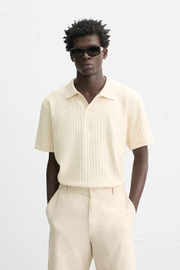 TEXTURED POLO SHIRT - Zara фото 2
