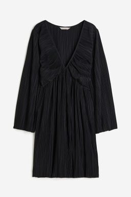 Vestido plisado de punto