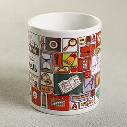 Кружка чайная керамическая «Лучший учитель», 320 мл