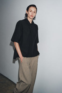 FLOWING BLOUSE WITH SCARF ZW COLLECTION