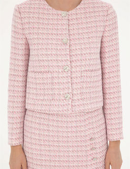 Pembe T_vit Crop Ceket - Pierre cardin фото 6