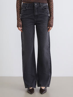 Straight Fit Kad?n Jean Pantolon