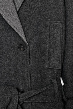 SHORT BELTED COAT ZW COLLECTION LIMITED EDITION - Zara фото 5