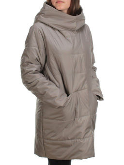 22225 DK.BEIGE Куртка демисезонная женская (100 гр. синтепон)